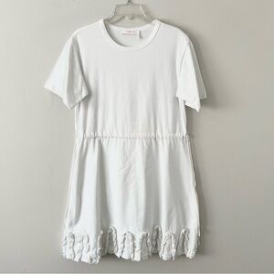 See by Chloé White Cotton Short Sleeve Dress